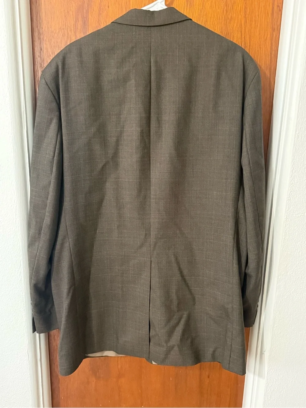 Chaps Ralph Lauren Brown Men's Blazer Sport Coat 46T 100% Wool Made In Canada